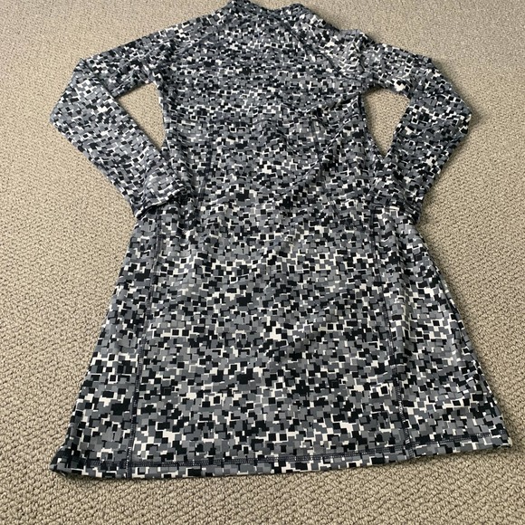 Soybu Womens Dress Size Medium Gray Digital Camouflage 1/2 Zip Pockets Active - Picture 5 of 10